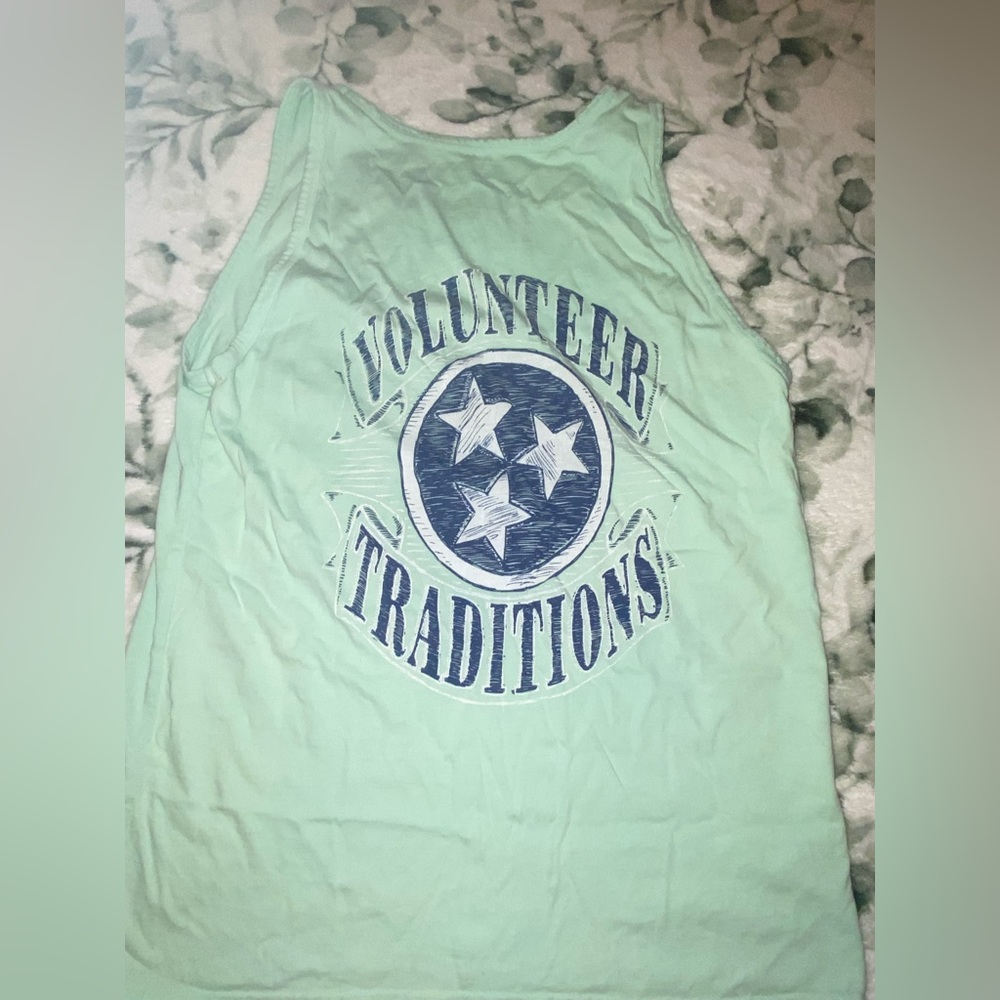 womens sm mint green  volunteer traditions tank